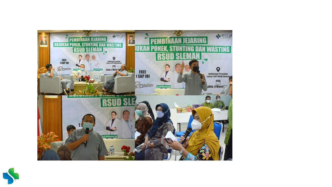 Seminar Pembinaan Jejaring Rujukan PONEK, STUNTING DAN WASTING RSUD SLEMAN